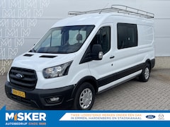 Ford Transit - 330 2.0 TDCI 130pk L3H2 DC DUBBELCABINE Trend TREKHAAK NAVI I
