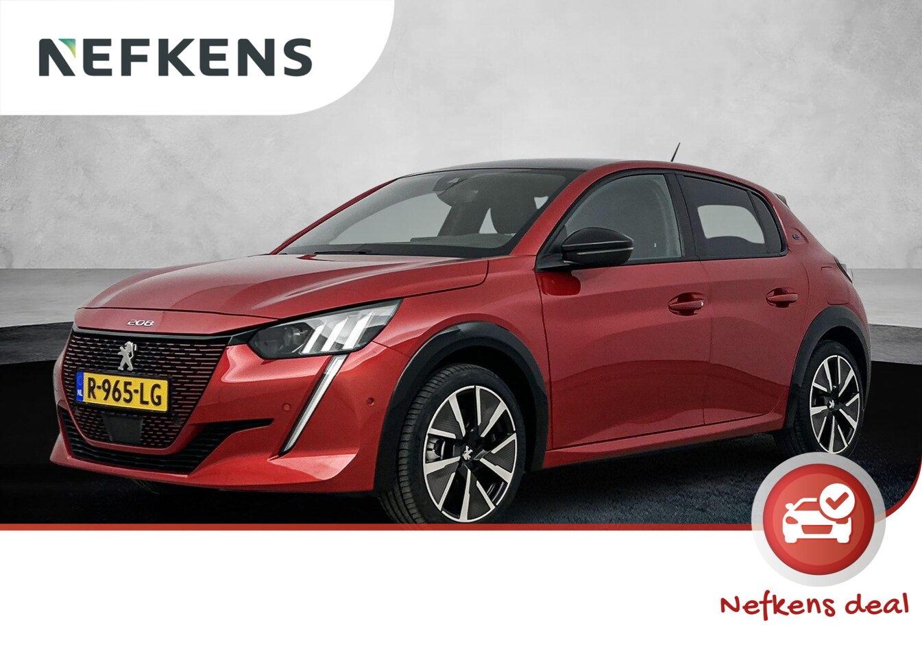Peugeot e-208 - EV GT Pack 50 kWh | Dodehoekdetectie | Full LED koplampen | Parkeersensoren rondom + Camer - AutoWereld.nl