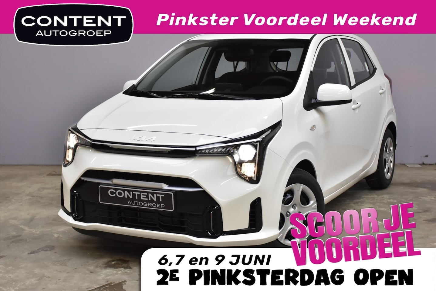 Kia Picanto - 1.0 DPi 63pk 4-zits AMT DynamicLine | Nieuw te bestellen - AutoWereld.nl