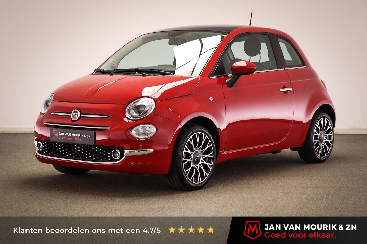Fiat 500 - 1.0 Hybrid Dolcevita | PANORAMADAK | CLIMA | CRUISE | DAB - AutoWereld.nl