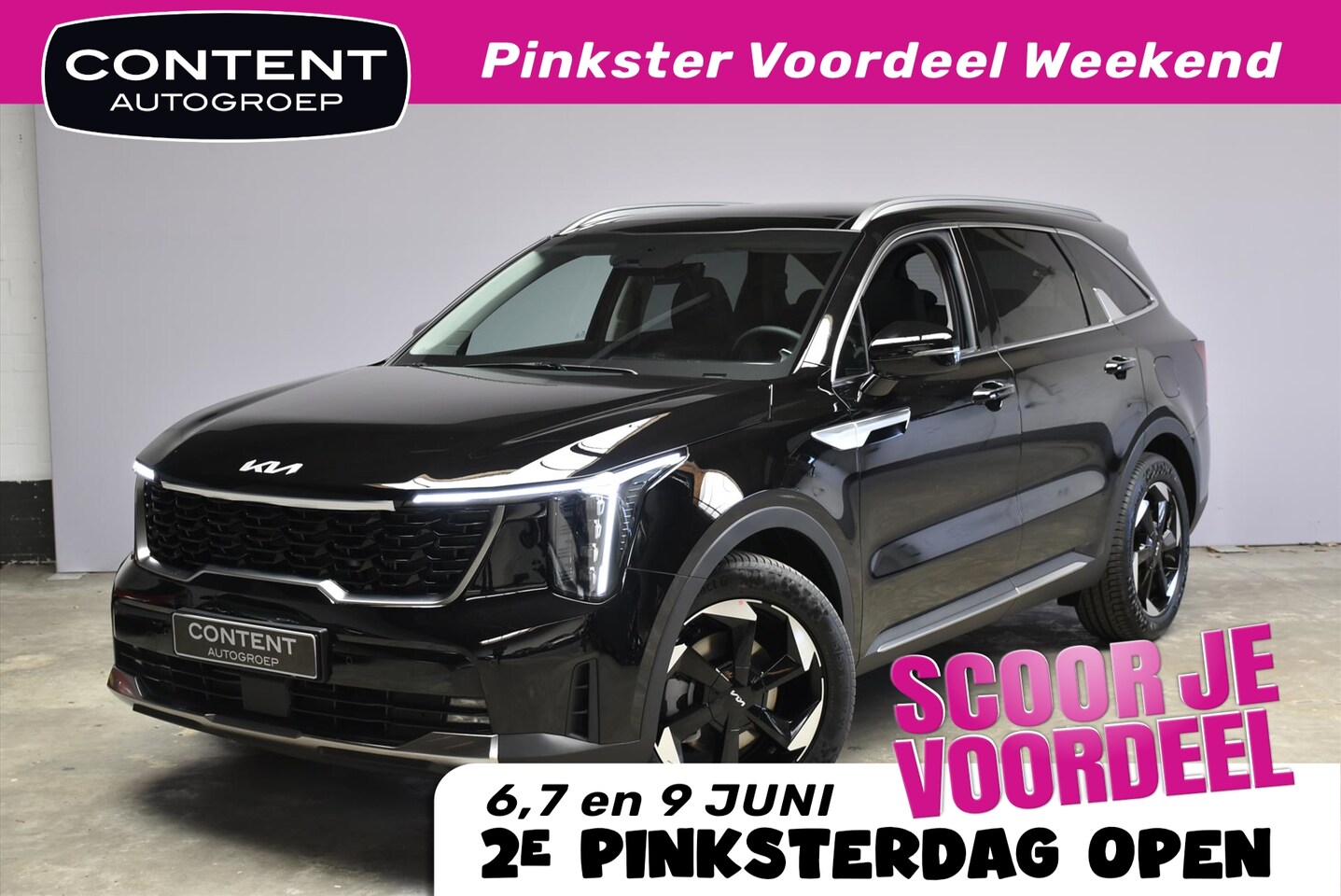 Kia Sorento - 1.6 T-GDi 252pk PHEV Aut AWD DynamicPlusLine DIRECT LEVERBAAR - AutoWereld.nl