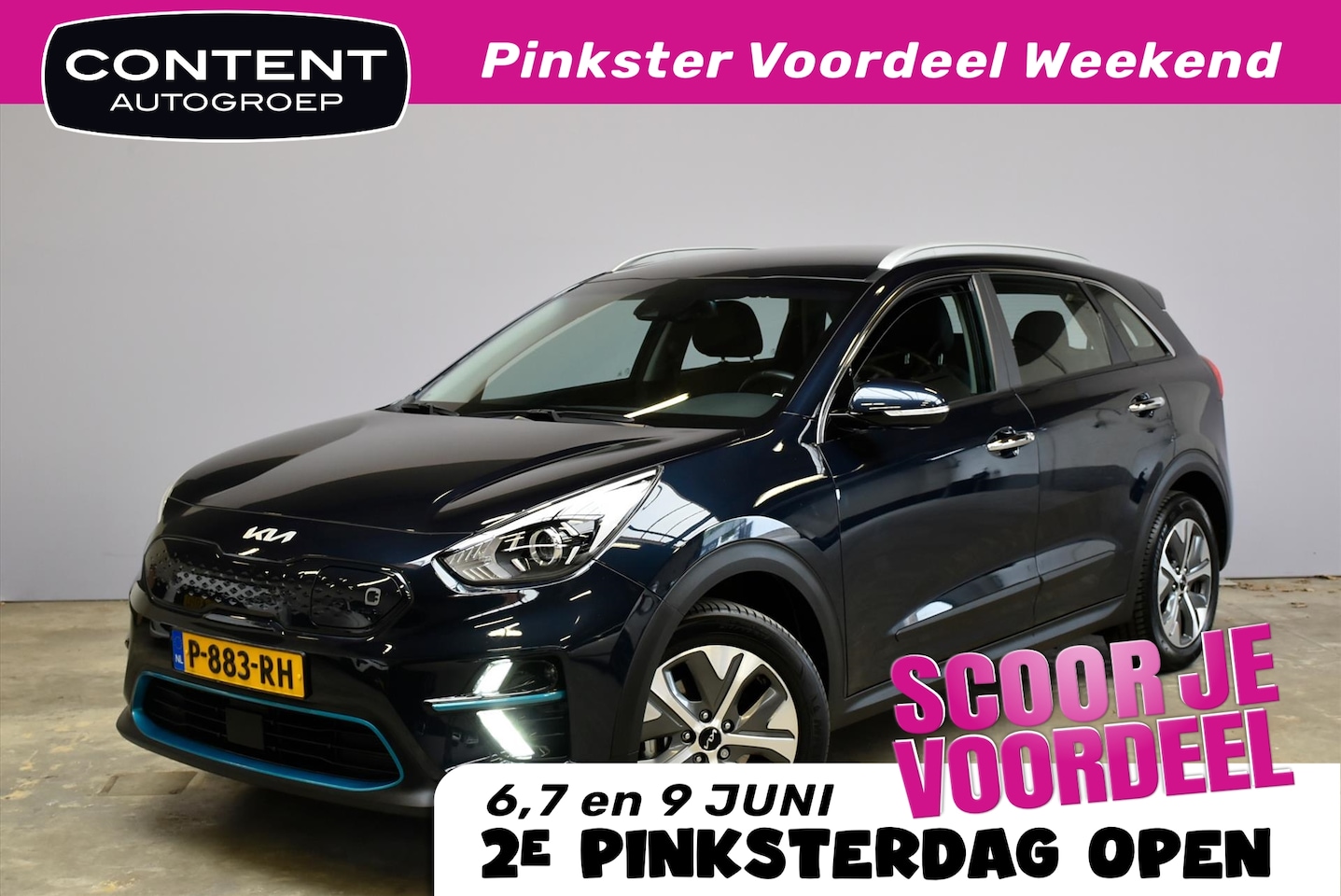 Kia e-Niro - 64kWh 204pk Aut DynamicLine | Navigatie | Climate | 3-Fase - AutoWereld.nl