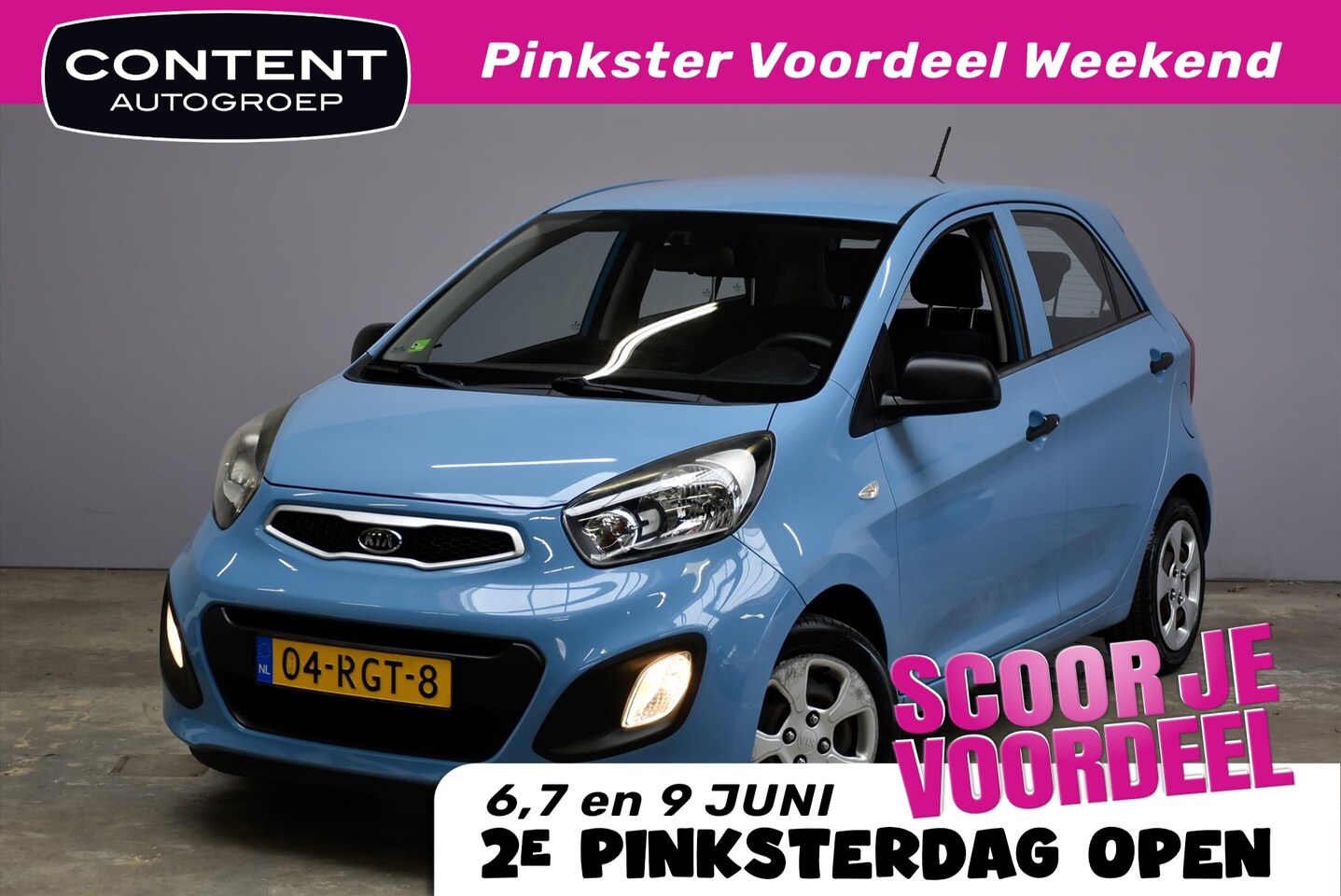 Kia Picanto - 1.0 CVVT 69 PK 5D - AutoWereld.nl