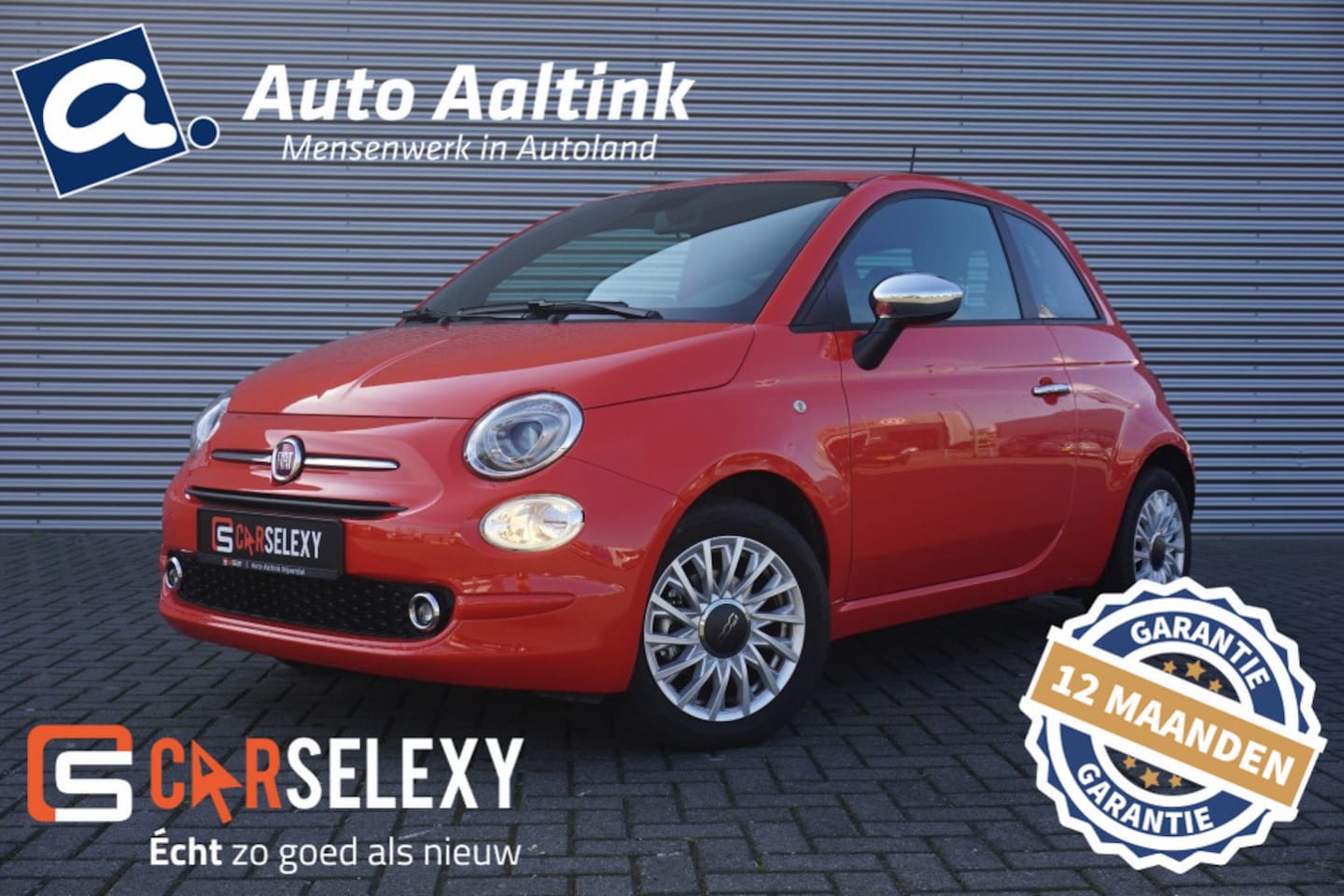 Fiat 500 - 70PK Hybrid Urban NAVI | CLIMA | CRUISE | PARKSENS | 15'LMV! - AutoWereld.nl