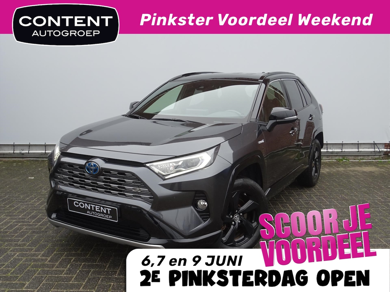 Toyota RAV4 - 2.5 Hybrid AWD Bi-Tone 1650kg Trekgewicht - AutoWereld.nl