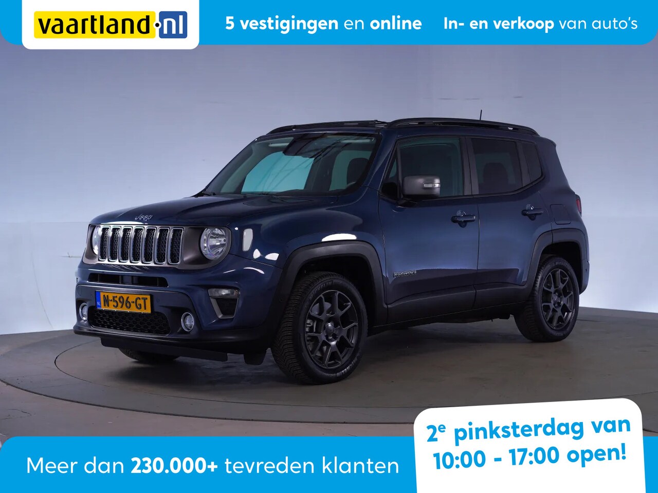 Jeep Renegade - 4xe 240 Plug-in Hybrid Electric Limited Aut. [ Panorama Navi Trekhaak ] - AutoWereld.nl