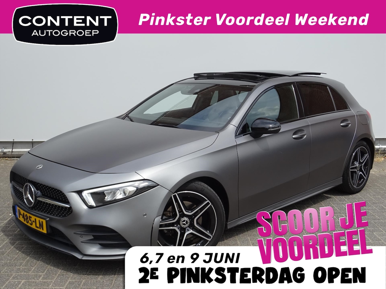 Mercedes-Benz A-klasse - A 180 AMG Line |Pano |Sfeerverlichting - AutoWereld.nl