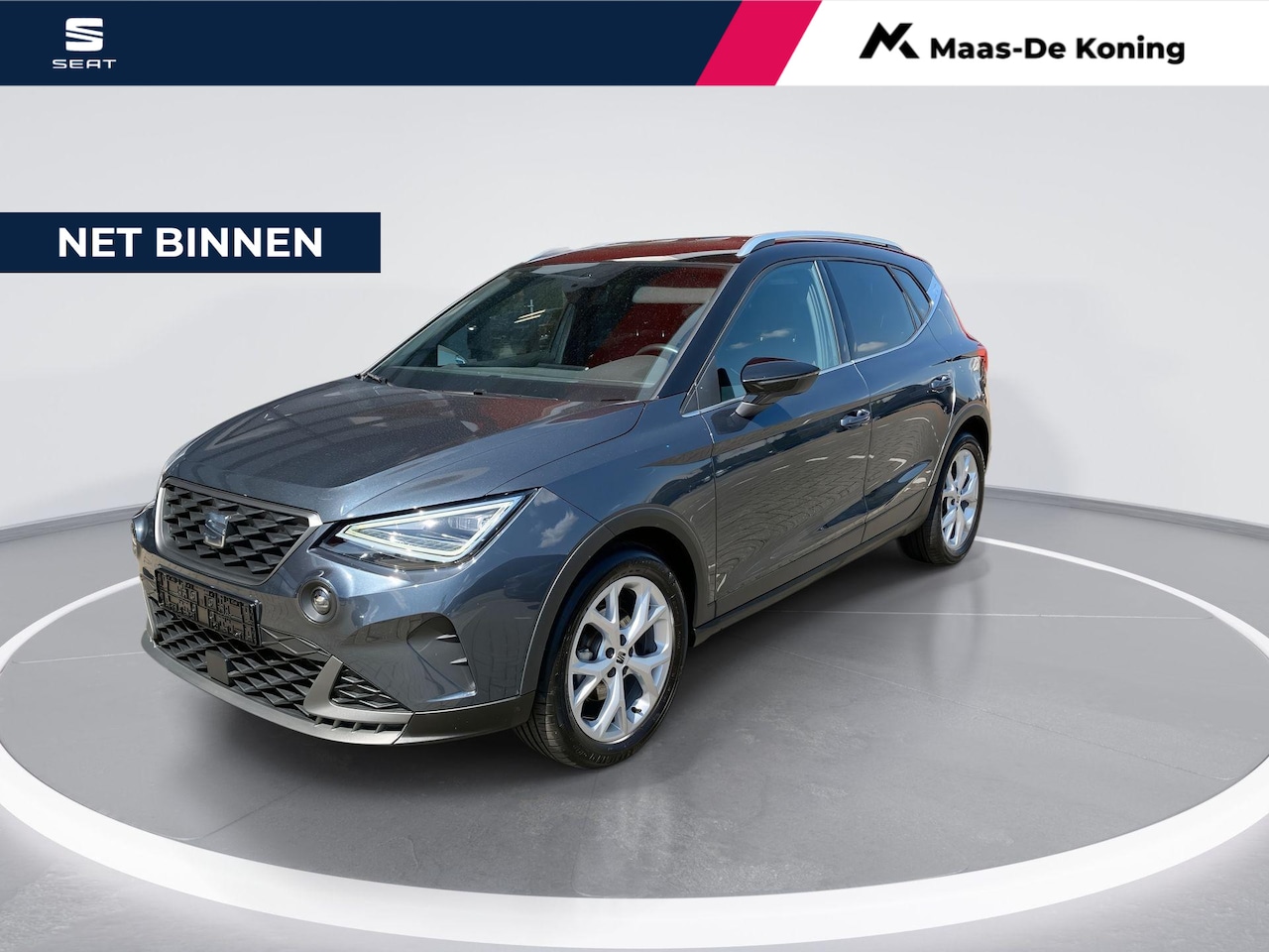 Seat Arona - 1.0 EcoTSI 95pk FR Business Connect · Apple/Android Car Play · ACC · Sportstoelen · Active - AutoWereld.nl