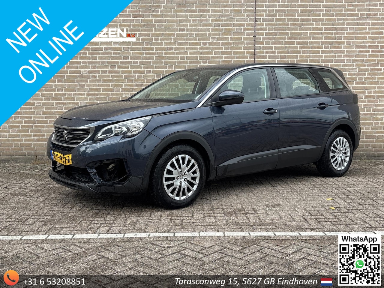 Peugeot 5008 - 1.2 PureTech Access | € 8.450,- NETTO! | 7 Persoons | Leder | Airco | Cruise | PDC | - AutoWereld.nl