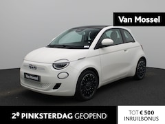 Fiat 500e - La Prima 42 kWh | ACHTERUITRIJCAMERA | STOELVERWARMING | APPLE CARPLAY | CRUISE CONTROL |