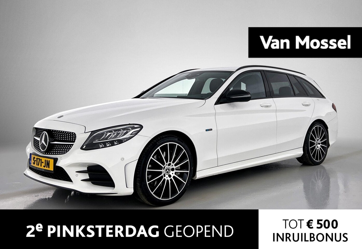 Mercedes-Benz C-klasse Estate - 300 e Business Solution AMG | SFEERVERLICHTING | LEDER | DAB RADIO | ELEKTRISCHE STOELEN | - AutoWereld.nl