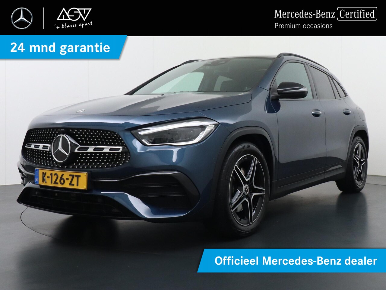Mercedes-Benz GLA-Klasse - 200 AMG Business Solution | Panorama - Schuifdak | Trekhaak Wegklapbaar | Sfeerverlichting - AutoWereld.nl