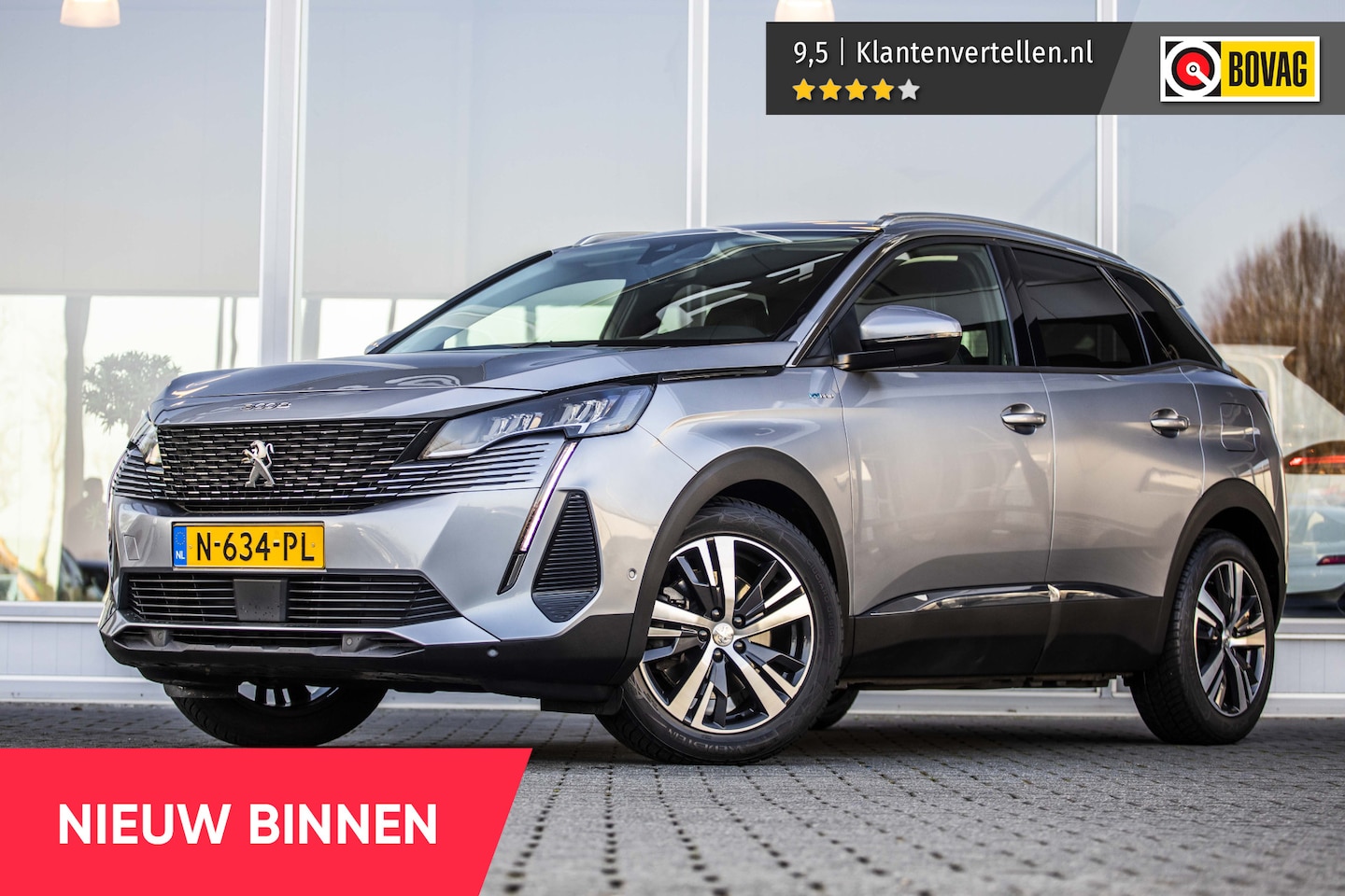Peugeot 3008 - 1.6 HYbrid 225 Blue Lease Allure | Camera | LED | NL Auto - AutoWereld.nl