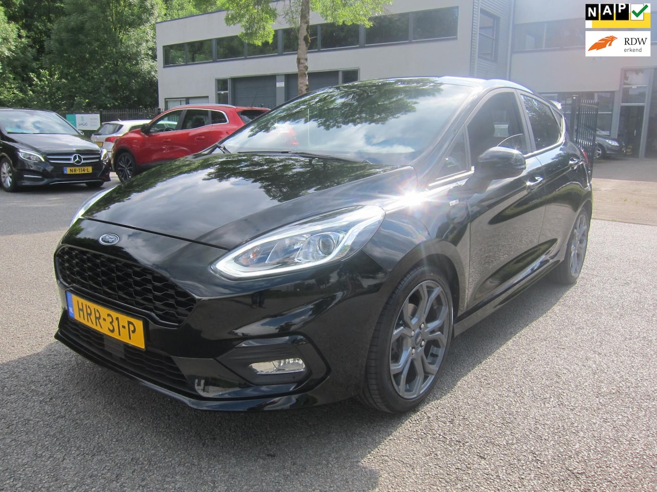 Ford Fiesta - 1.0 EcoBoost ST-Line MAXTON APPLE CAR PLAY NAVI!! - AutoWereld.nl