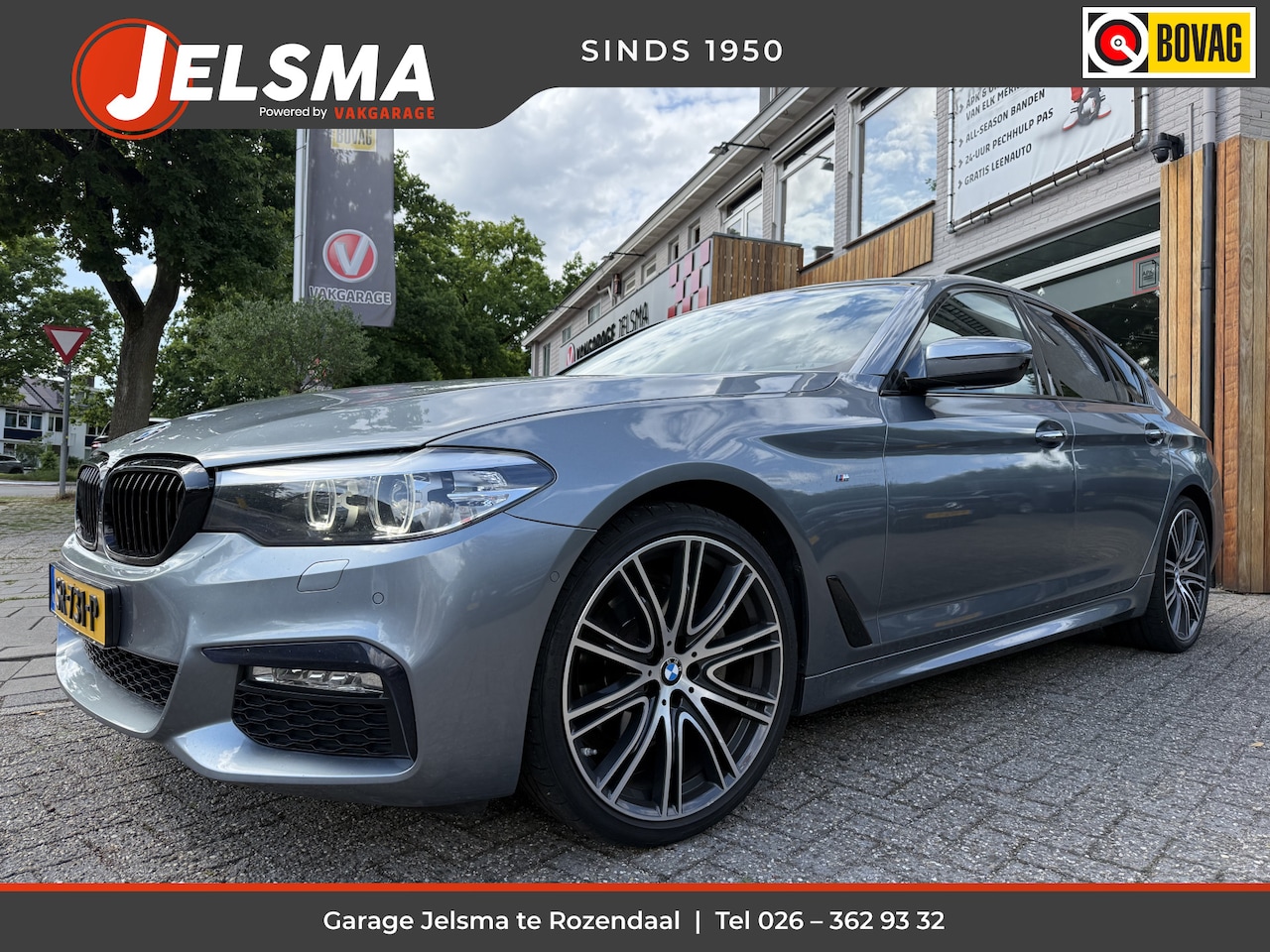 BMW 5-serie - 520d High Exe M-Sport Aut. Schuifdak | Trekhaak | Camera - AutoWereld.nl