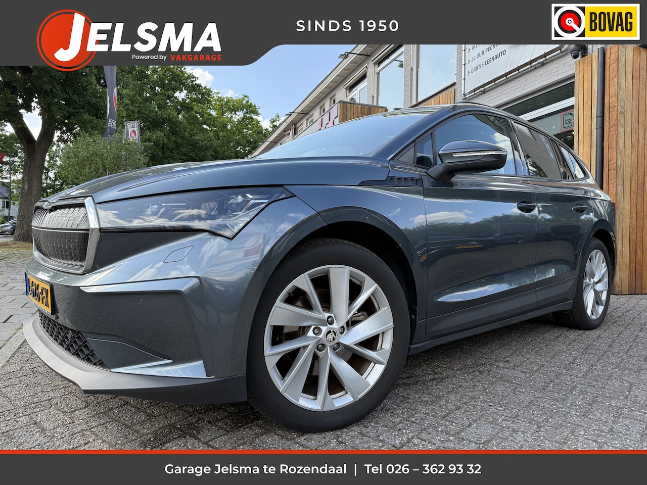 Skoda Enyaq iV - 60 First Edition Aut. Trekhaak | Camera | Navi & CarPlay - AutoWereld.nl