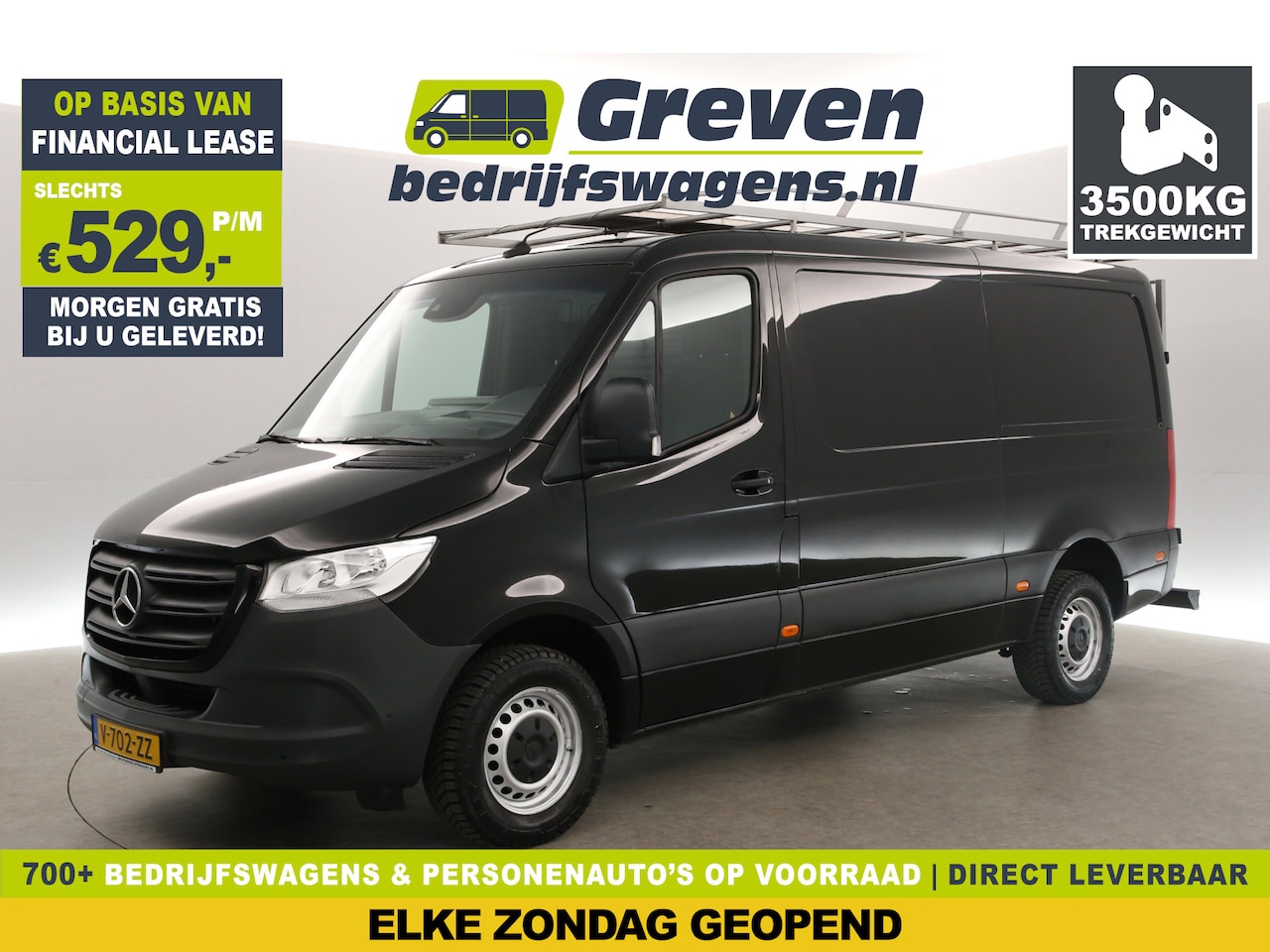 Mercedes-Benz Sprinter - 316 2.2 CDI L2H1 164PK Automaat 3500KG Trekgew. Trekhaak Airco Camera Carplay Navi PDC Imp - AutoWereld.nl