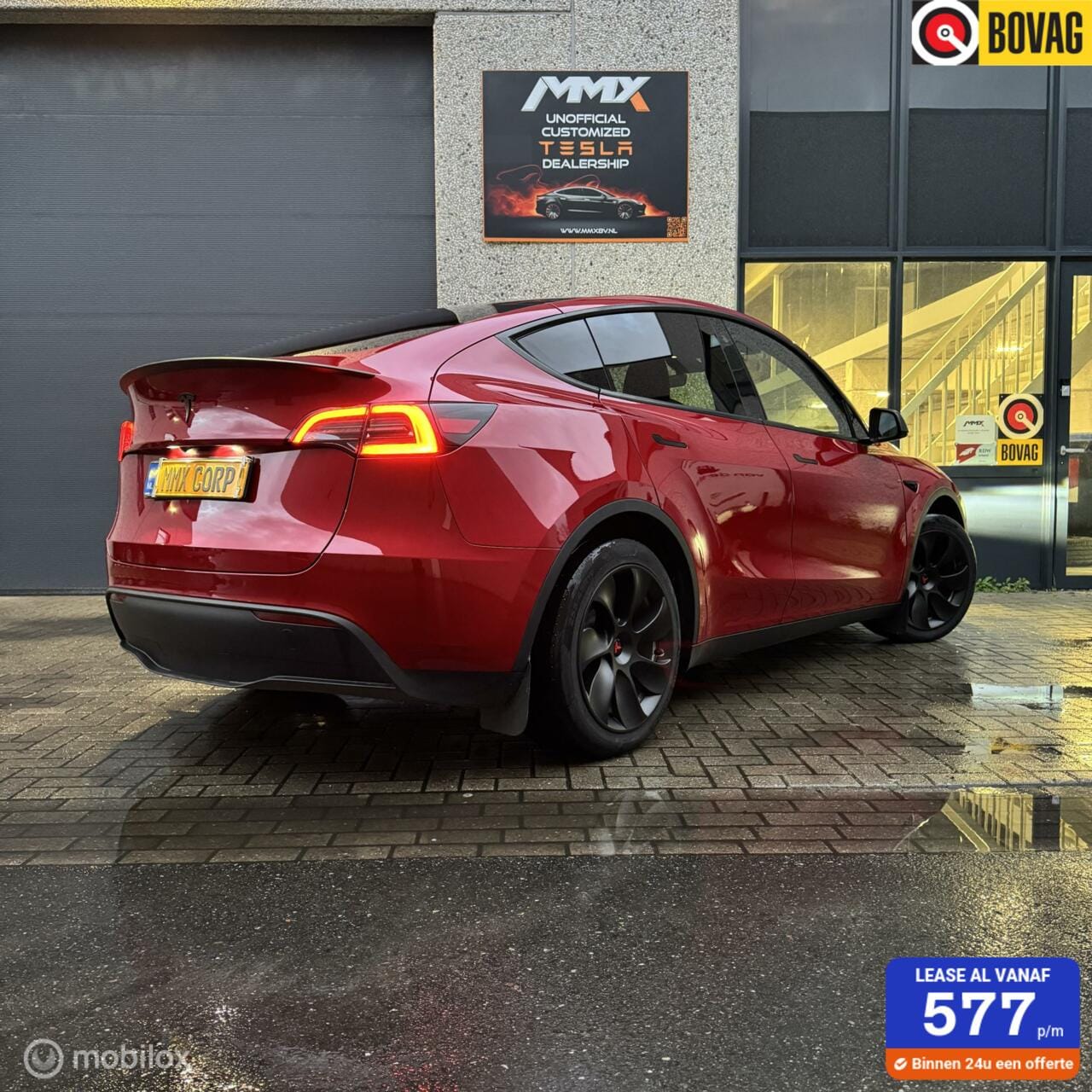 Tesla Model Y - RWD ROOD 60kWh MMX PACK TREKHAAK - AutoWereld.nl