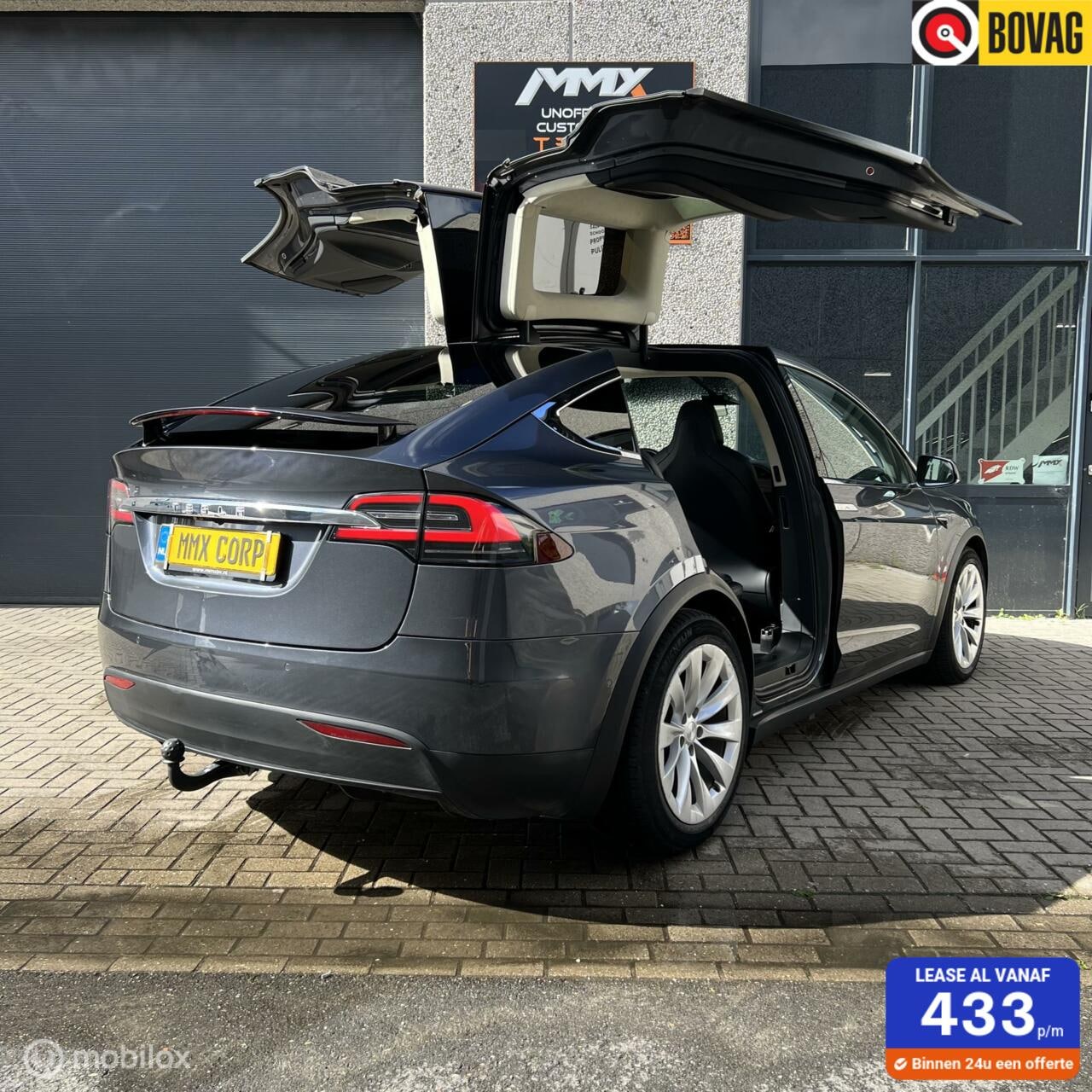 Tesla Model X - 75D Grijs Trekhaak 7 Zitplaatsen - AutoWereld.nl