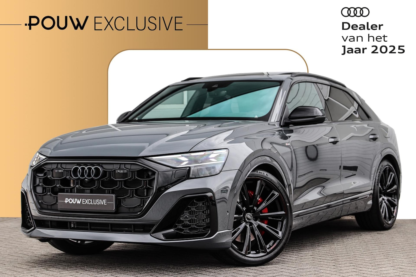 Audi Q8 - 60 TFSIe 490pk Quattro S-Line Competition | B&O Advanced | Alcantara Hemel | Massagestoele - AutoWereld.nl