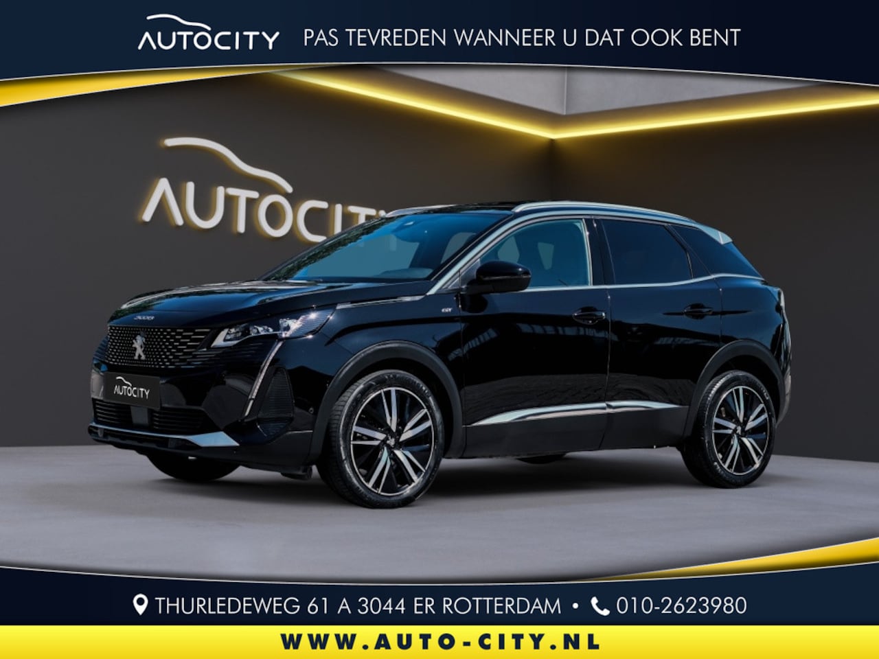 Peugeot 3008 - 3008 1.2 PureTech 130 GT Pano l Adaptive l Elektrische Achterkle - AutoWereld.nl