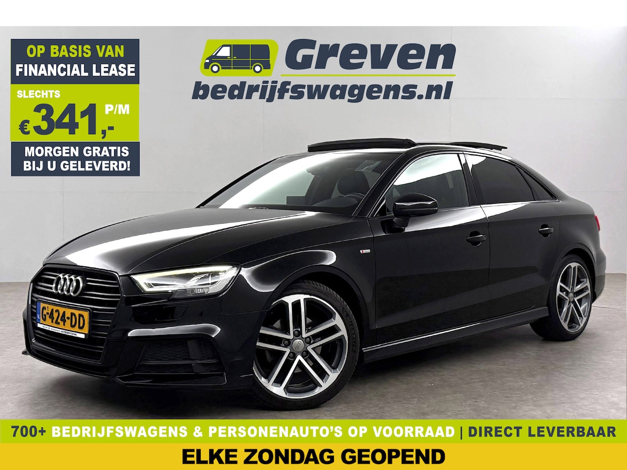 Audi A3 - 35 TFSI S-Line 150PK Pano LED Carplay Virtual Clima Cruise Navigatie PDC 18''LMV - AutoWereld.nl