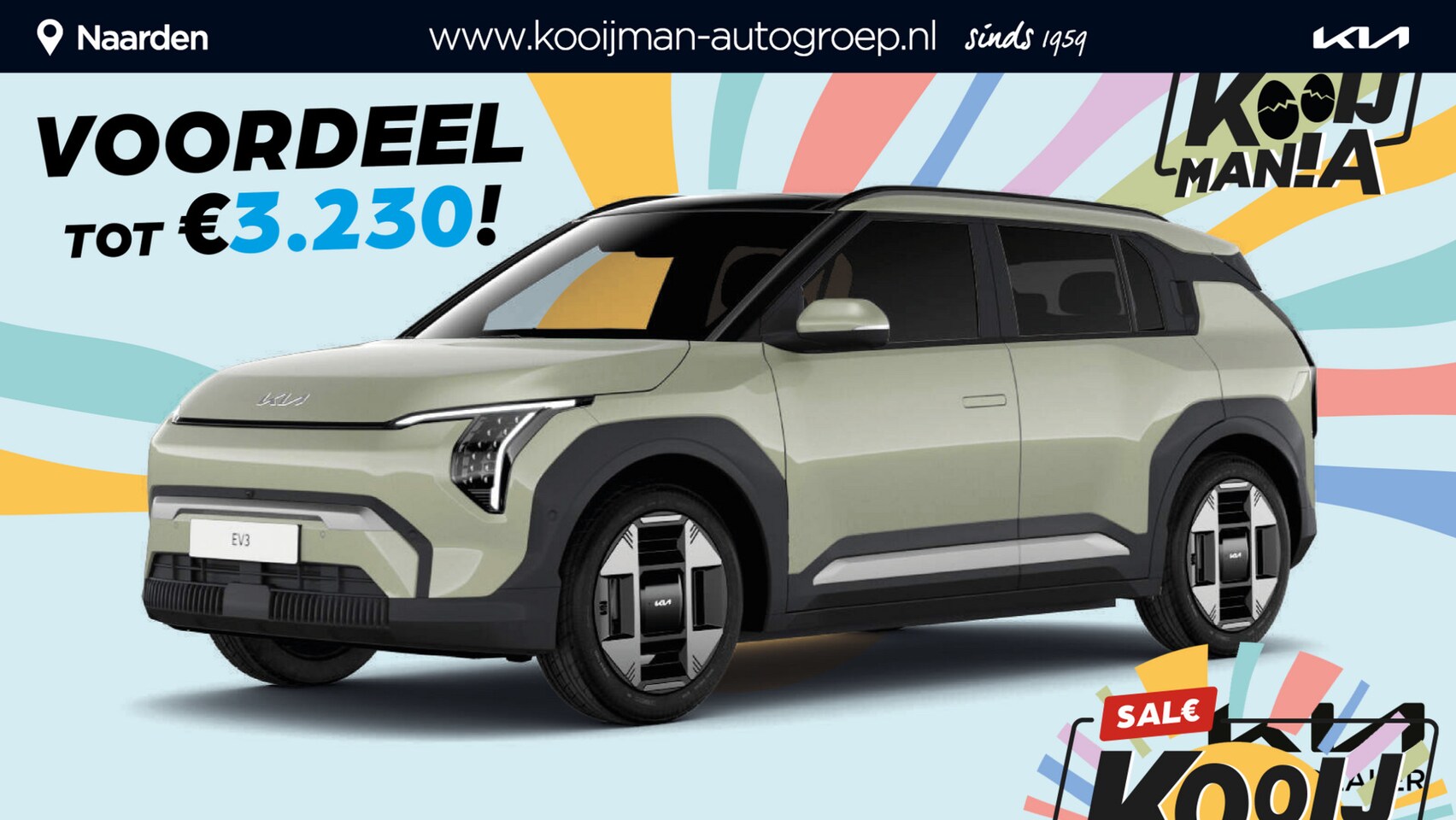 Kia EV3 - Plus Advanced 81.4 kWh €42.465,- RIJKLAAR! Nu €3.230,- voordeel! Meerdere kleuren en uitvo - AutoWereld.nl