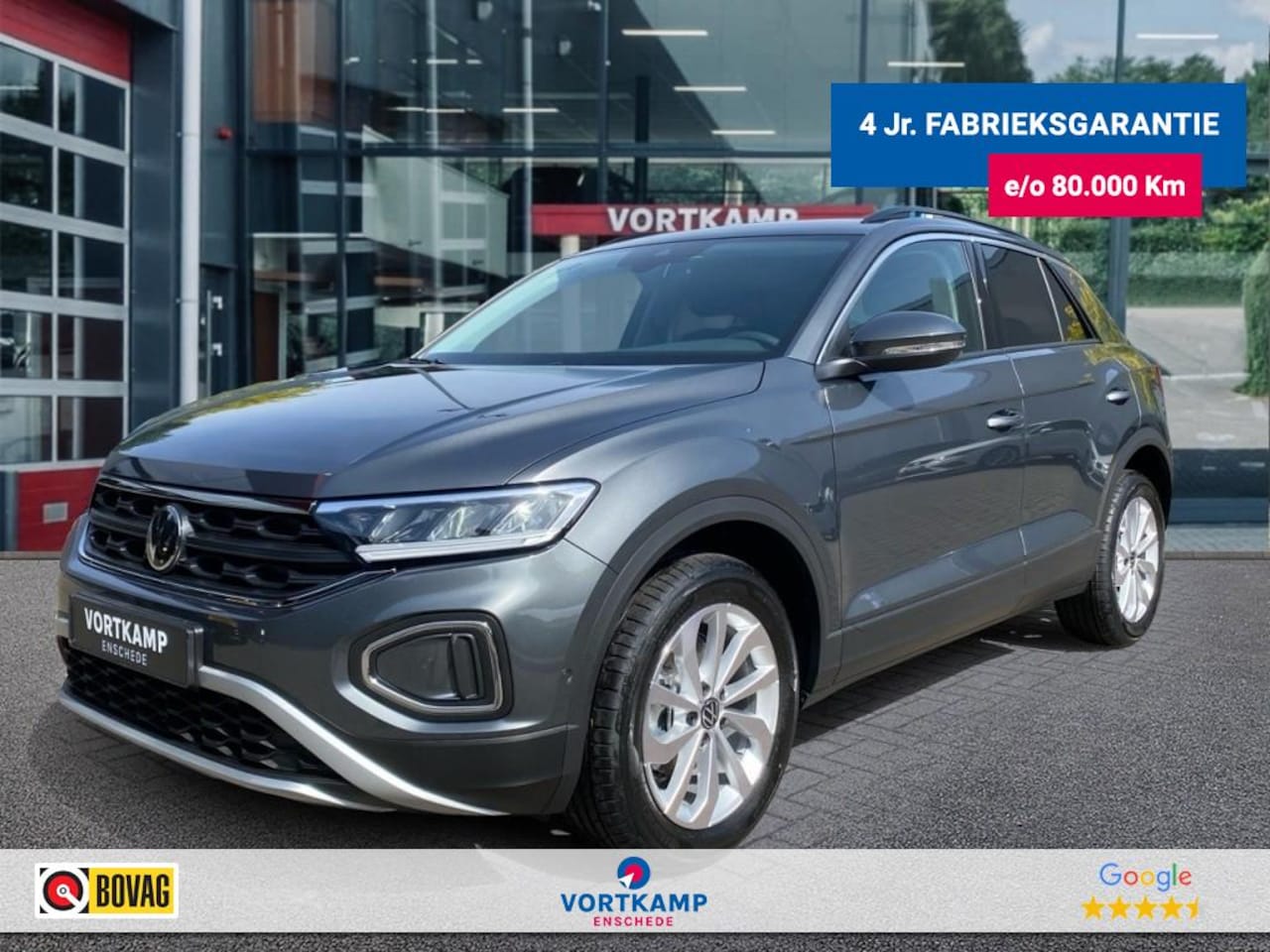Volkswagen T-Roc - 1.0 TSI LIFE EDITION TREKHAAK/CAMERA/ACC/CARPLAY/STOELVERW/KEYLESS - AutoWereld.nl