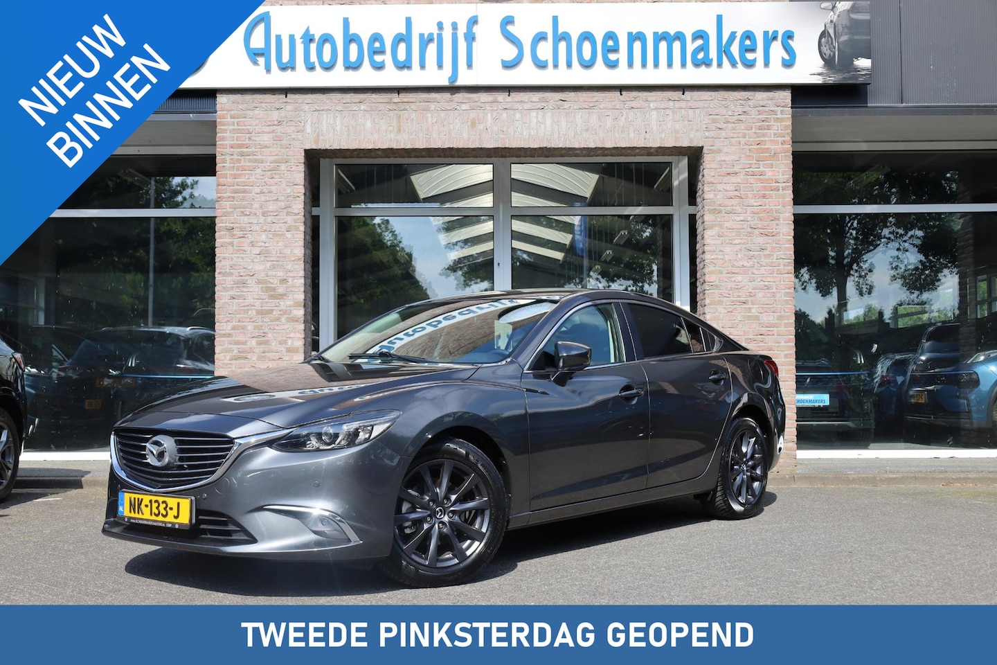 Mazda 6 - 2.0 SkyActiv-G 165 Skylease GT LEER BOSE CARPLAY DAB STOELVERW CRUISE NAVI CLIMA MEMORY 2x - AutoWereld.nl