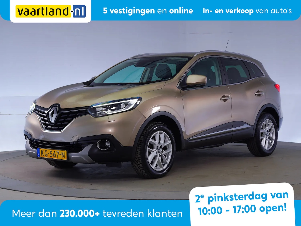 Renault Kadjar - 1.2 TCe Intense Offroad Functie [ Half Leer Navi Cruise Climate ] - AutoWereld.nl