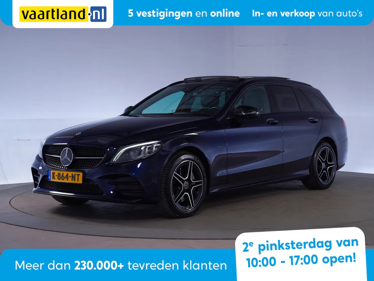 Mercedes-Benz C-klasse - 300 e AMG Limited Aut. [ Pano 360-Camera Digidash ] - AutoWereld.nl