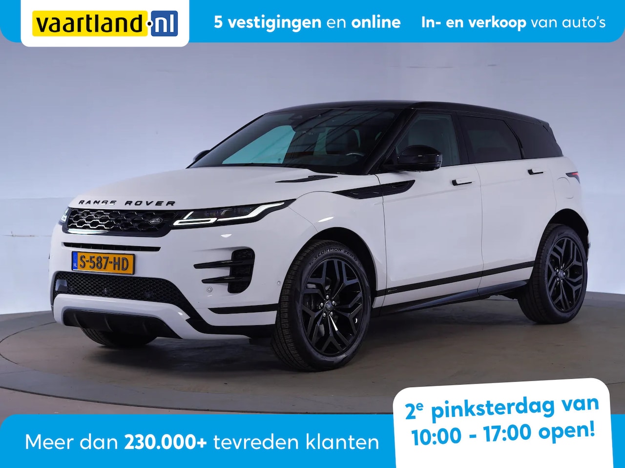 Land Rover Range Rover Evoque - 1.5 P300e AWD R-Dynamic HSE [ Panorama Leder Stoelverwarming ] - AutoWereld.nl