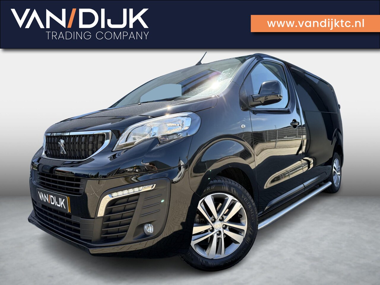 Peugeot Expert - 2.0 BlueHDI 120 Standard Premium ✓Half Leder ✓Airco ✓Cruise ✓3-Persoons ✓Schuifdeur Rechts - AutoWereld.nl