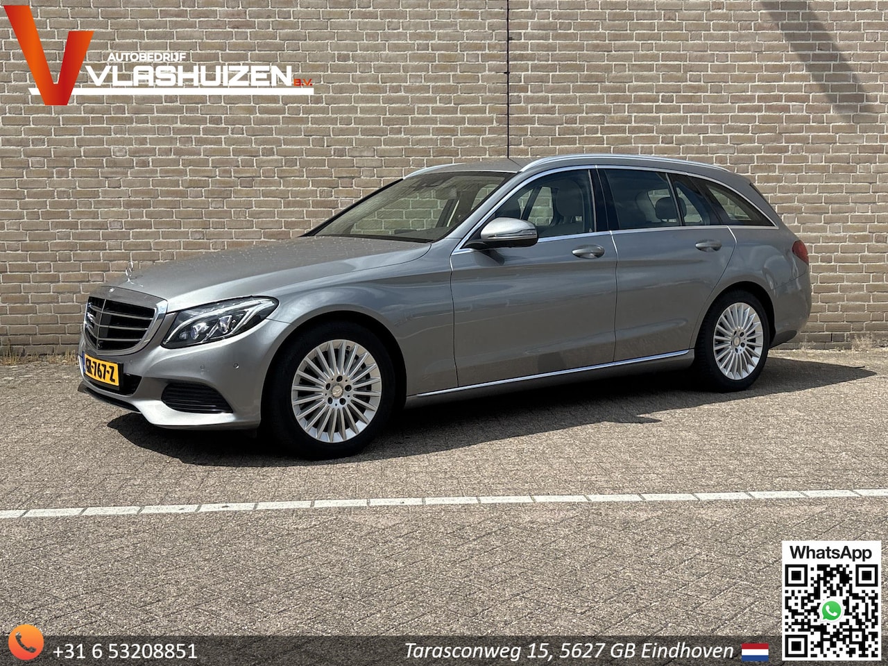 Mercedes-Benz C-klasse Estate - 350 e Lease Edition | Leder | Climate | Cruise | Navi | 360 Camera | Stoelverwarming | - AutoWereld.nl