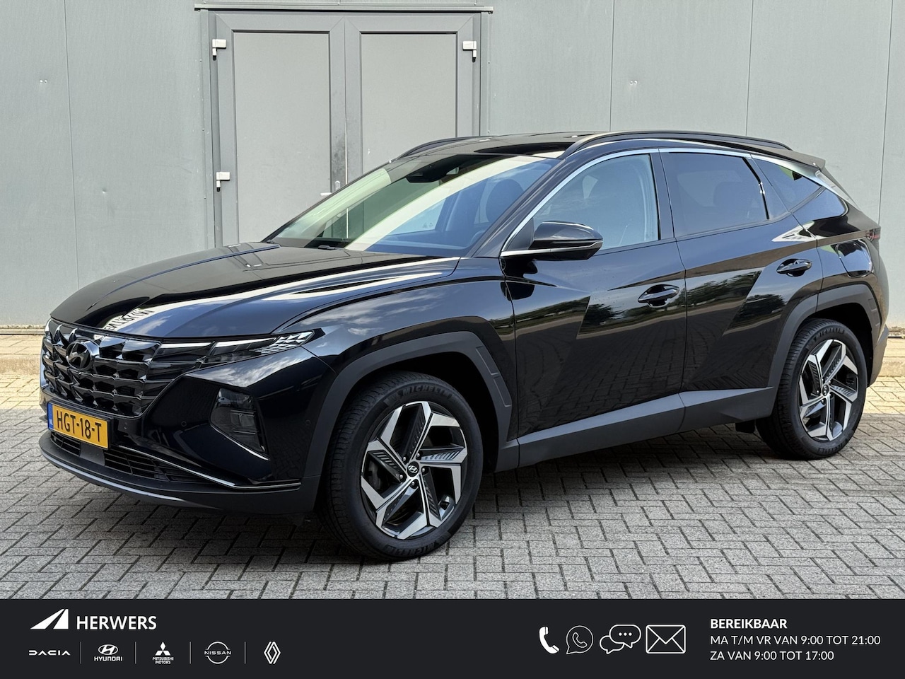 Hyundai Tucson - 1.6 T-GDI PHEV 265pk Plug-in Premium 4WD Automaat / Trekgewicht 1.350 kg / Lederen Bekledi - AutoWereld.nl