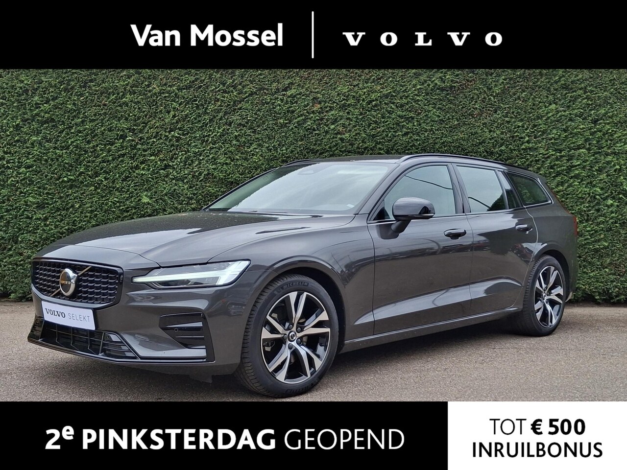 Volvo V60 - B4 Plus Dark | Trekhaak |  Stoel/Stuur verwarming | Leder | Elektrisch verstelbare voorsto - AutoWereld.nl