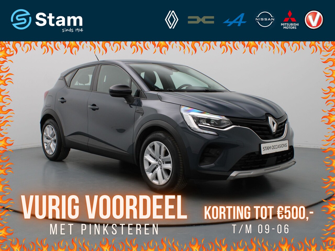Renault Captur - E-Tech Hybrid 145pk evolution Camera | Climate | Navi | Parkens. v+a - AutoWereld.nl