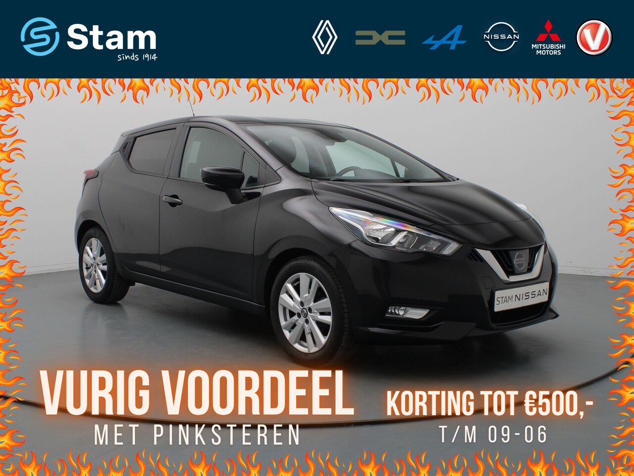 Nissan Micra - 101pk IG-T N-Connecta Camera | Cruise | Carplay | Navi | Parkeersens. achter - AutoWereld.nl