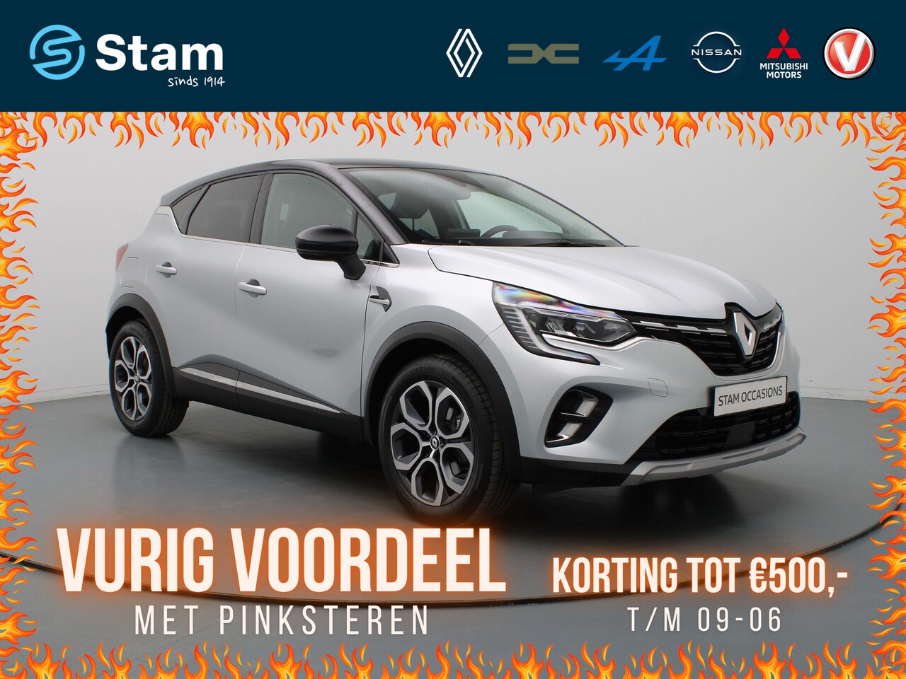Renault Captur - TCe 90pk techno Camera | Climate | Navi | Parksens. v+a | Stoel-/stuur-/voorruitverw. - AutoWereld.nl