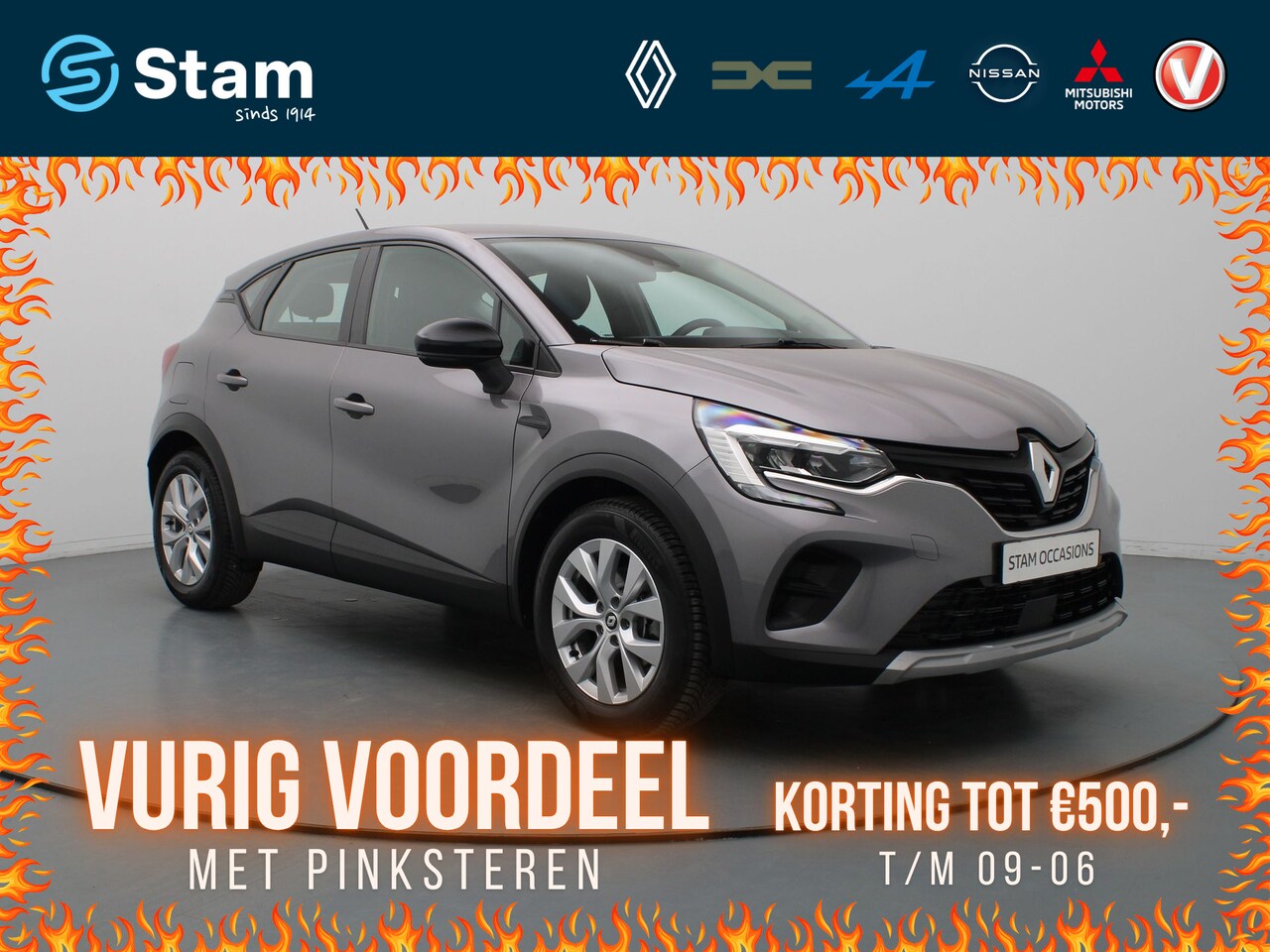Renault Captur - E-Tech Hybrid 145 Intens Cruise | Climate | Carplay | Navi | Parkeersens. achter - AutoWereld.nl