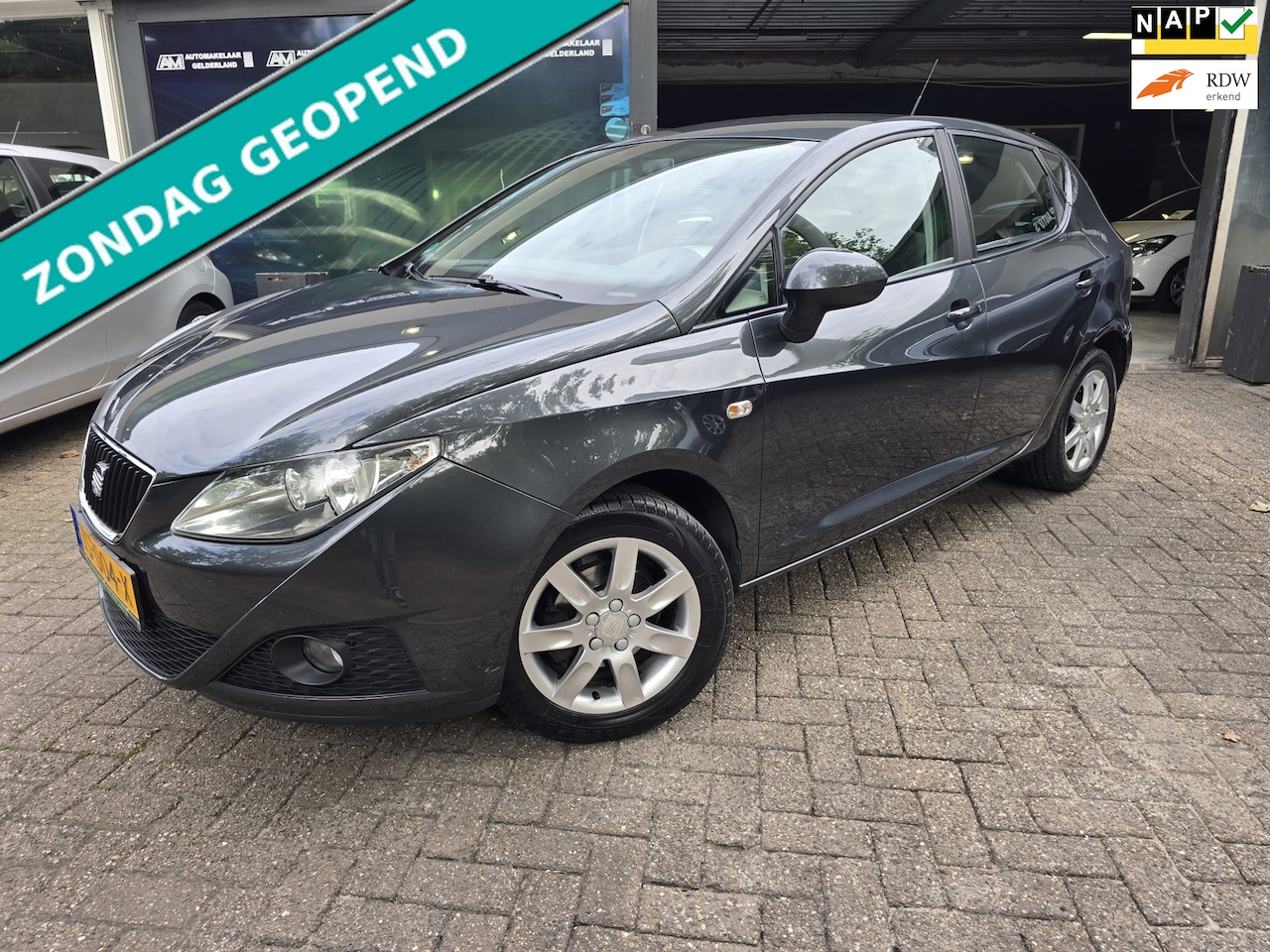 Seat Ibiza - 1.2 Beat | 12MND GARANTIE | AIRCO | NAVI | CRUISE | LMV | NW APK| - AutoWereld.nl