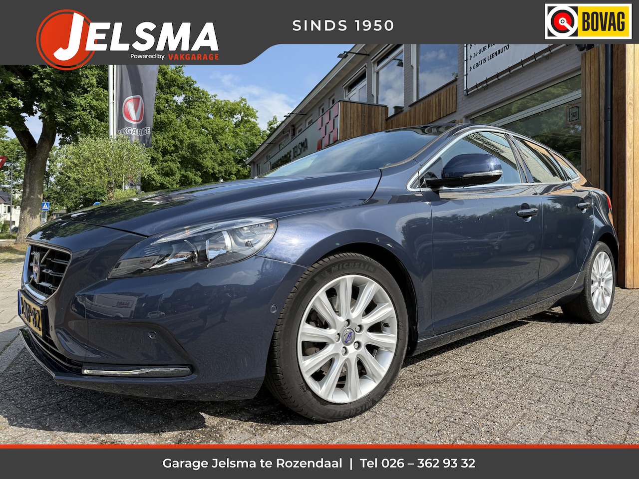 Volvo V40 - 1.6 T3 Summum 1.6 T3 Summum 150pk, Leer | Navi | 17inch - AutoWereld.nl