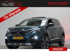 Peugeot 5008 - 1.2 PureTech Blue Lease GT-Line PANO LED H. LEER NAVI CLIMA PDC CRUISE TREKHAAK etc