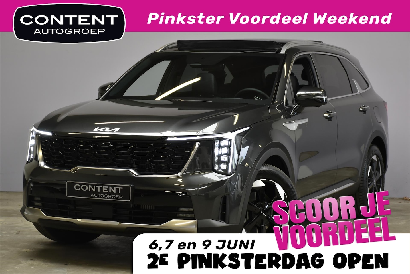 Kia Sorento - 1.6 T-GDi 253pk Plug-in Hybrid Aut AWD ExecutiveLine DIRECT LEVERBAAR - AutoWereld.nl