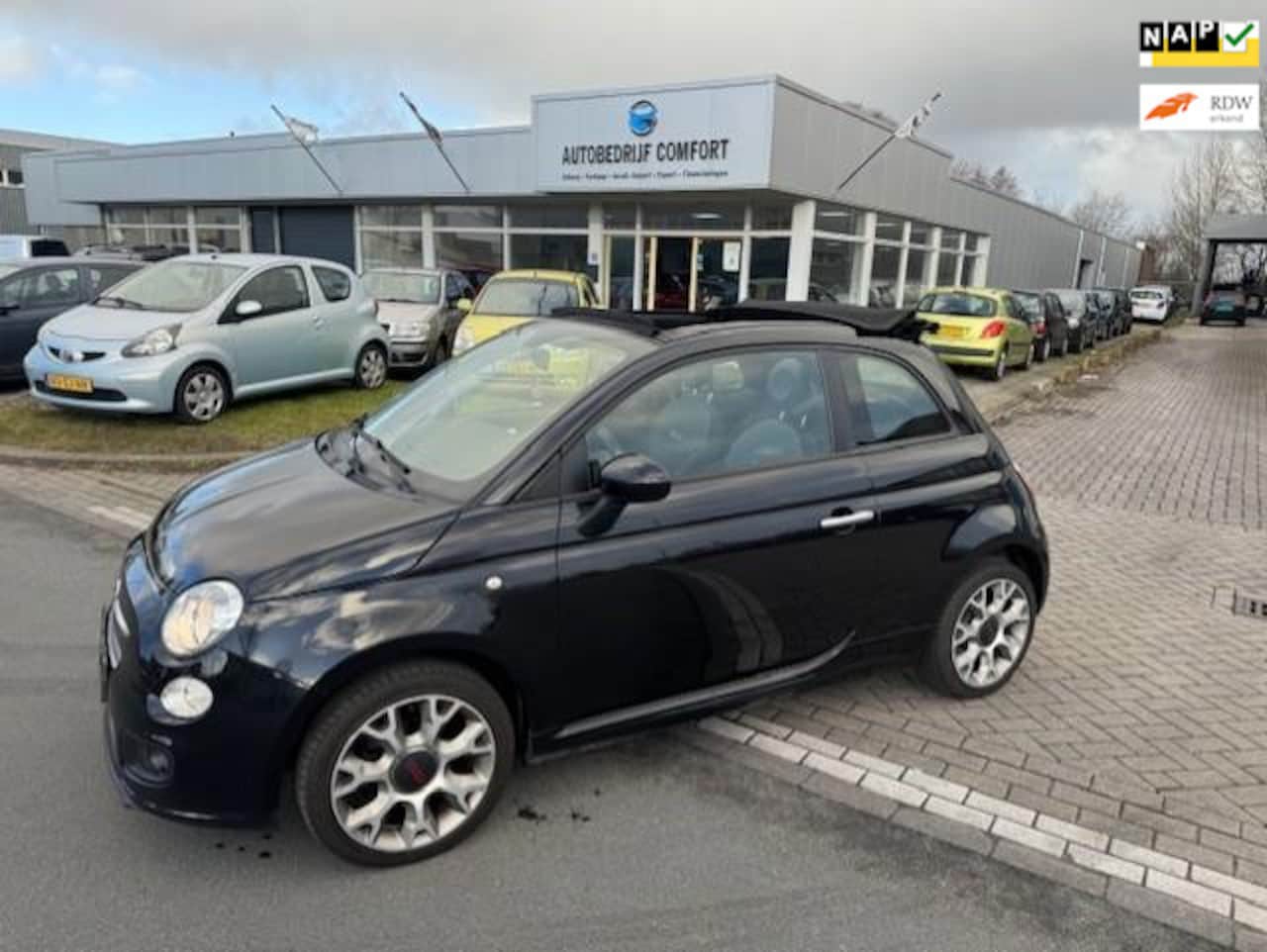 Fiat 500 C - 1.2 Sport / Lounge Cabriolet. - AutoWereld.nl