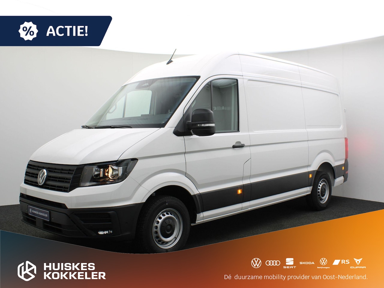 Volkswagen Crafter - 2.0 TDI 140pk Automaat L3H3 Highline | BPM-vrij | geveerde stoel | Camera | Netto Deal exc - AutoWereld.nl