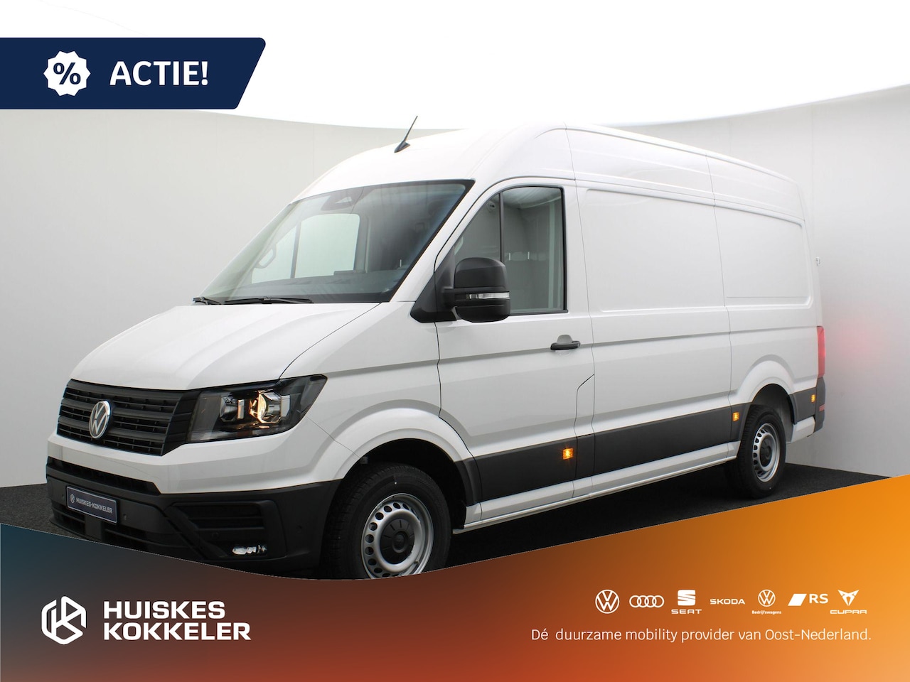Volkswagen Crafter - 2.0 TDI 140pk Automaat L3H3 Highline | BPM-vrij | geveerde stoel | Camera | Netto Deal exc - AutoWereld.nl