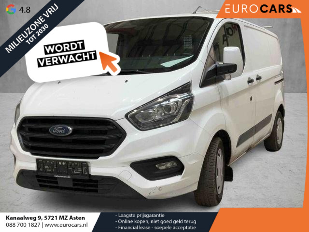 Ford Transit Custom - 131pk Automaat L1H1 Trend 2x Schuifdeur Trekhaak Cruisecontrol airco Parkeersensoren - AutoWereld.nl