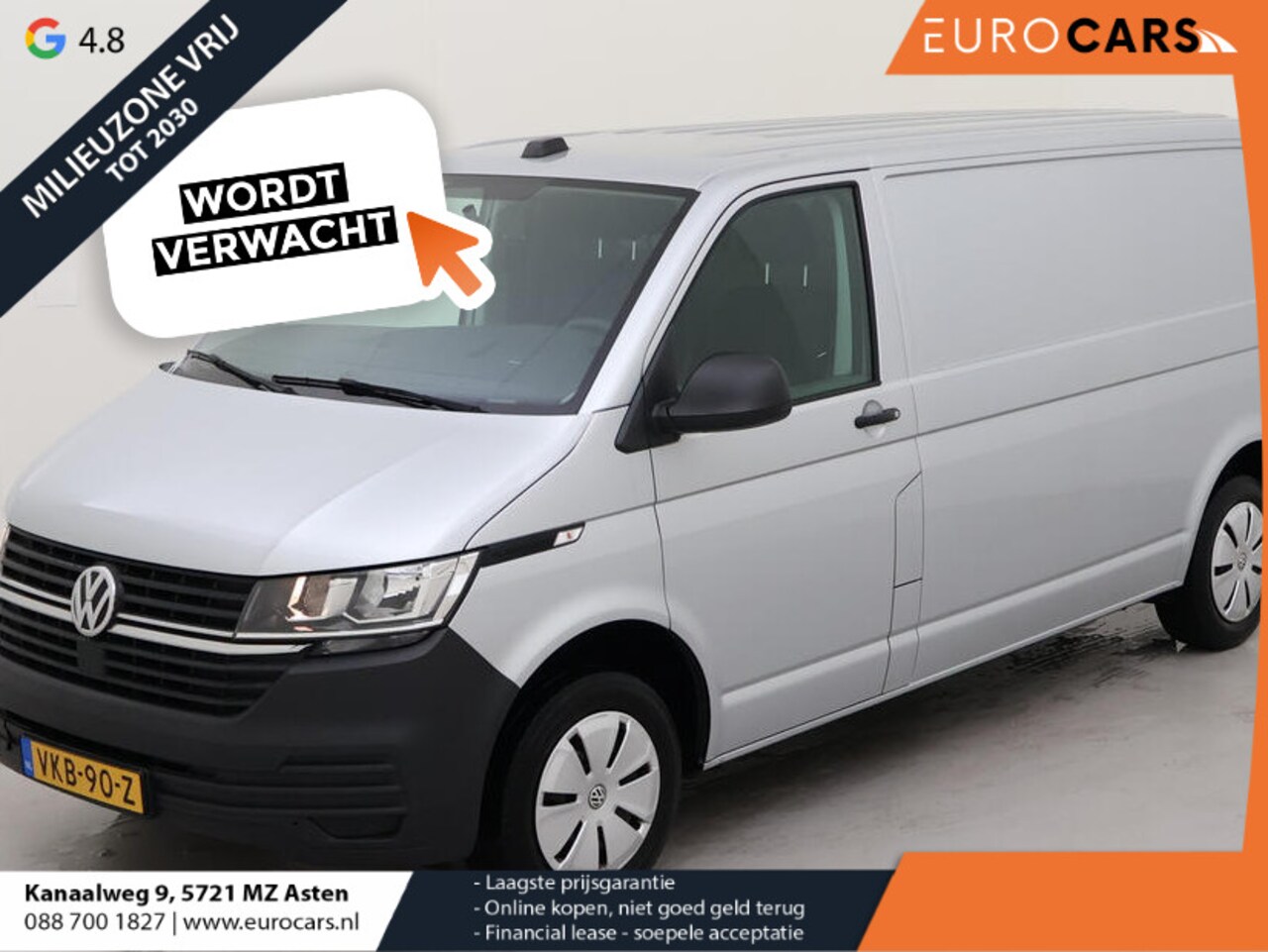 Volkswagen Transporter - Executive+ L2H1 Navigatie Apple Carplay Trekhaak Cruise control 2-Zits Euro6 - AutoWereld.nl