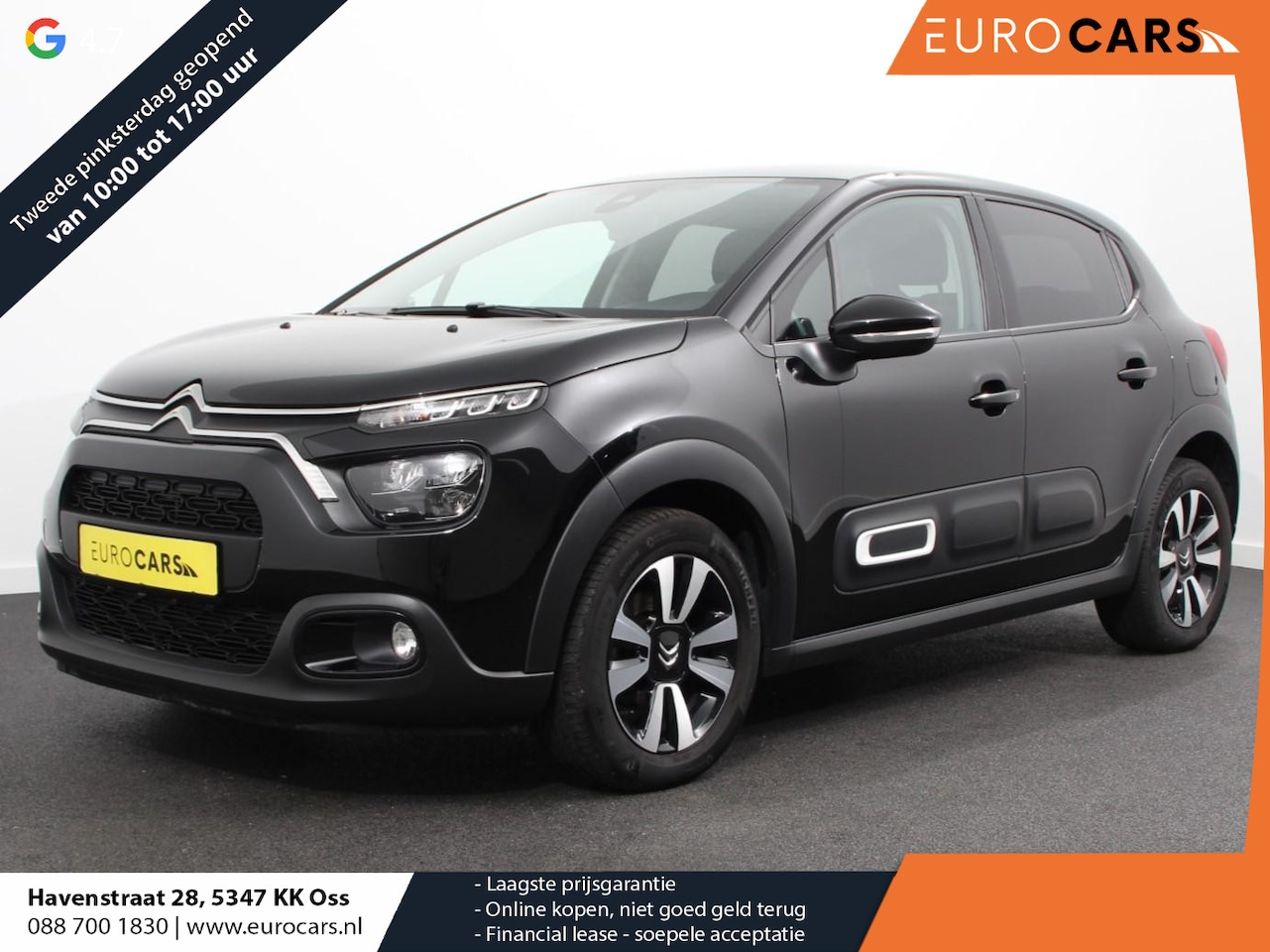 Citroën C3 - 1.2 PureTech Max Automaat  Airco Navigatie d.m.v.Apple carplay / Android Auto Parksensoren - AutoWereld.nl